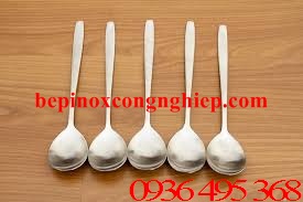 Thìa inox tròn cán dài